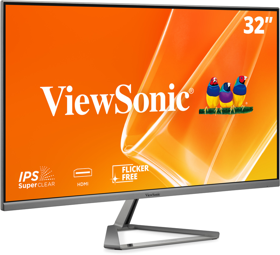 ViewSonic VX3276-2K-MHD-3 32” QHD Frameless Entertainment Monitor